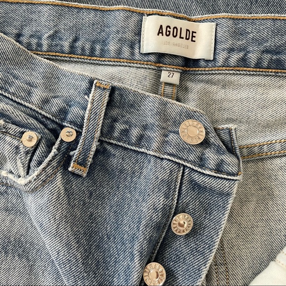 AGOLDE 90s Mid Rise Loose Fit sz 27 in Fall Out - Picture 15 of 15